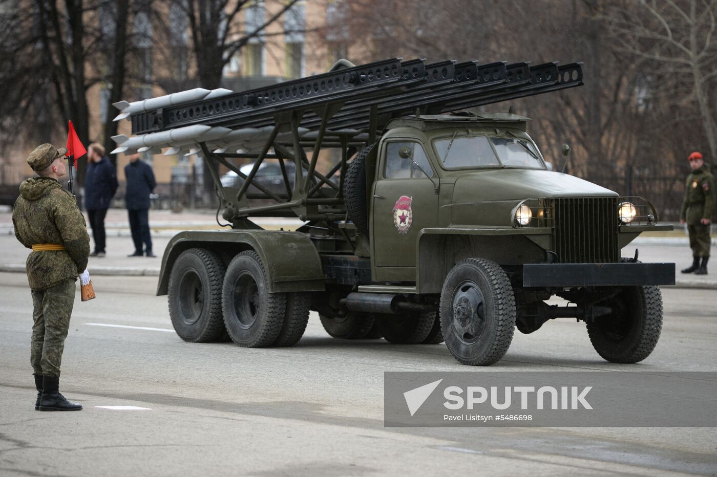 Parade rehearsal in the Sverdlovsk Region