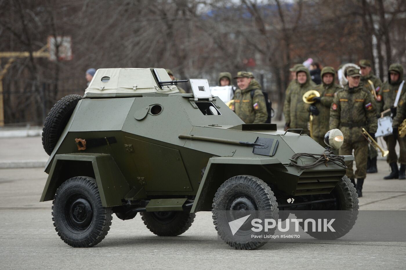 Parade rehearsal in the Sverdlovsk Region