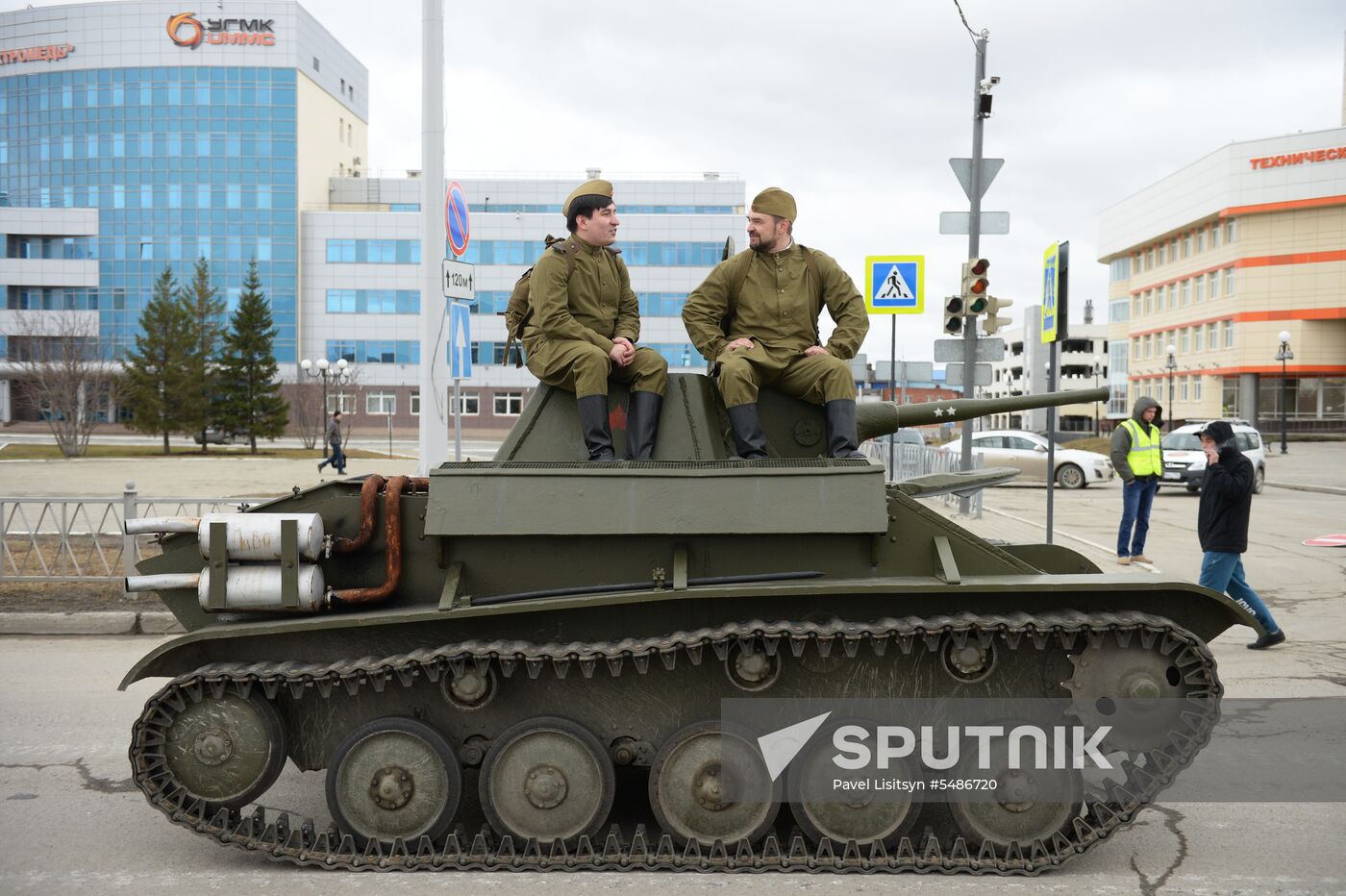 Parade rehearsal in the Sverdlovsk Region
