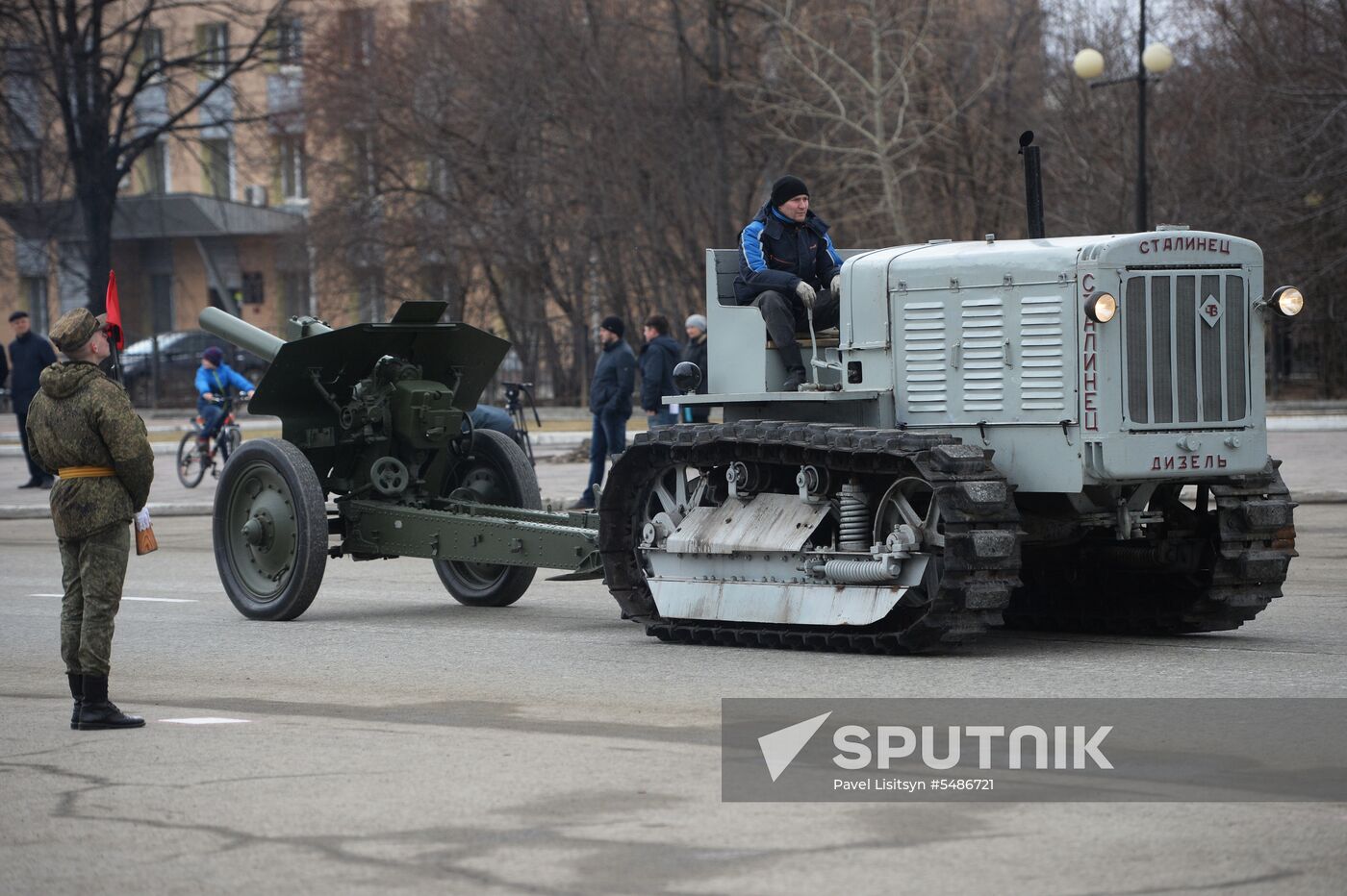 Parade rehearsal in the Sverdlovsk Region