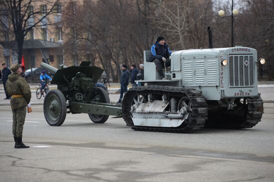 Parade rehearsal in the Sverdlovsk Region