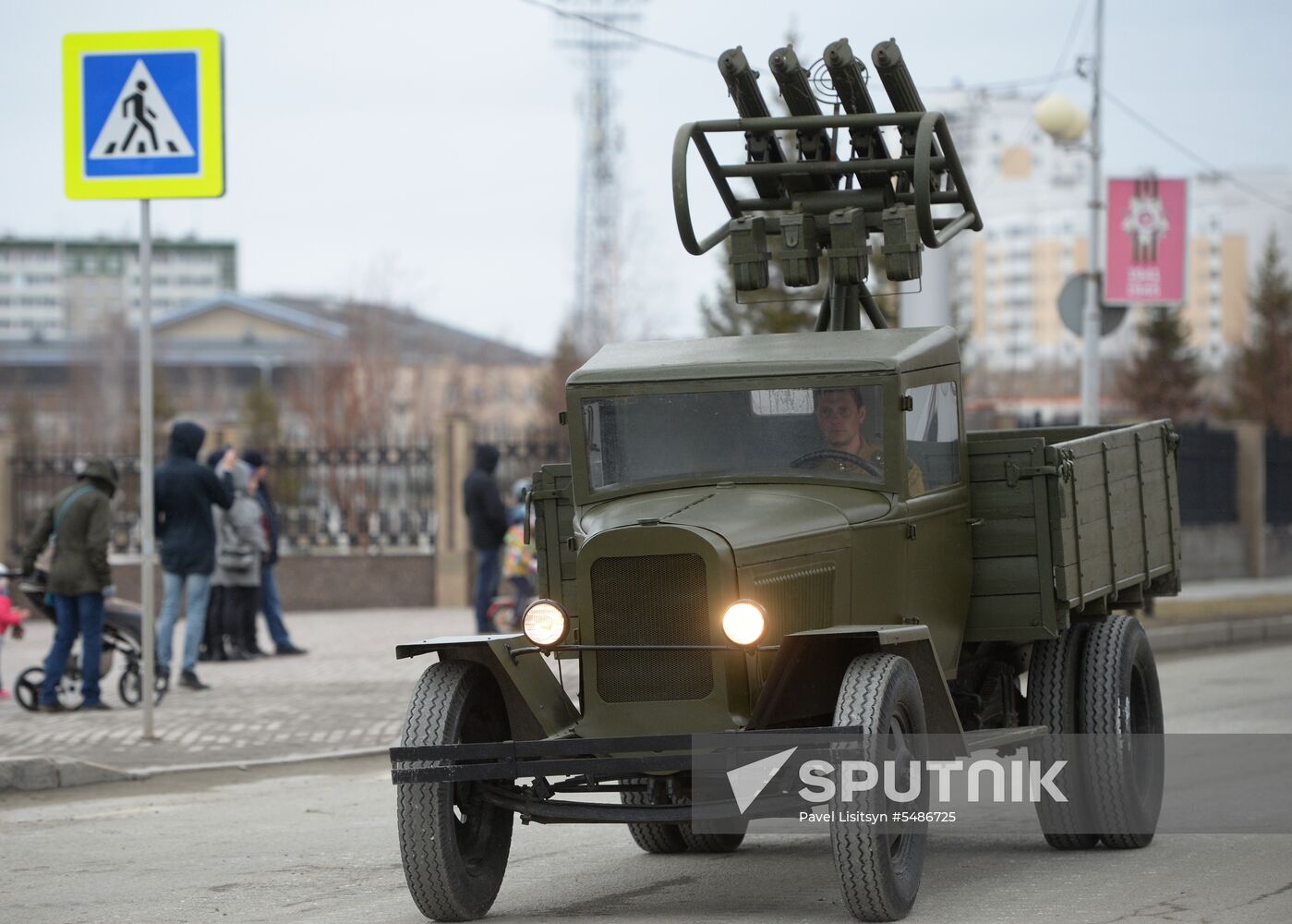 Parade rehearsal in the Sverdlovsk Region