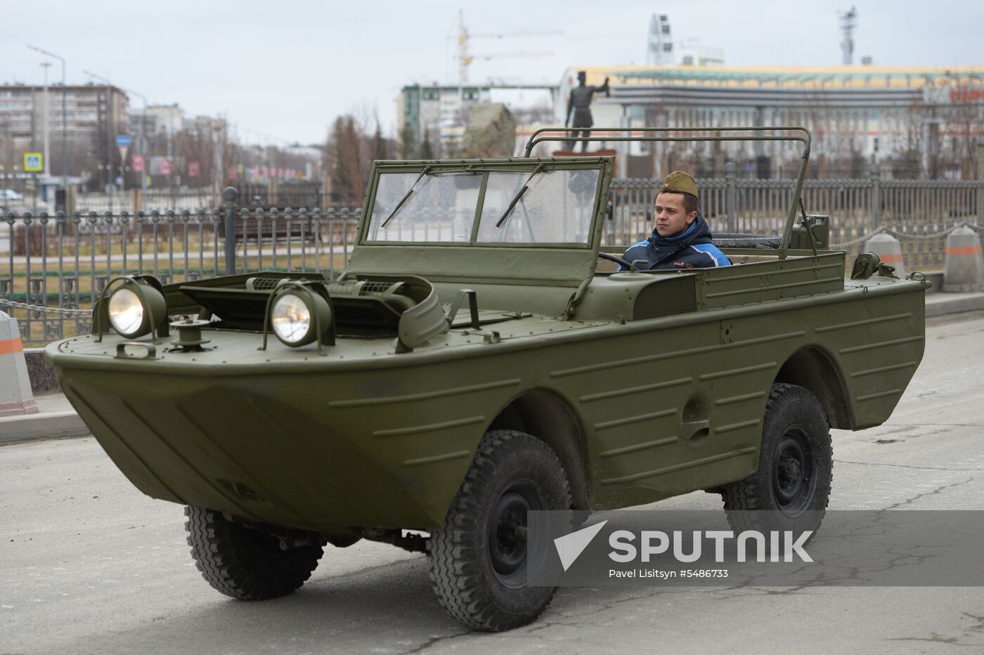 Parade rehearsal in the Sverdlovsk Region