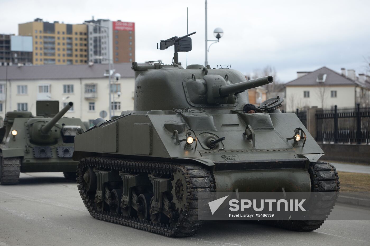 Parade rehearsal in the Sverdlovsk Region