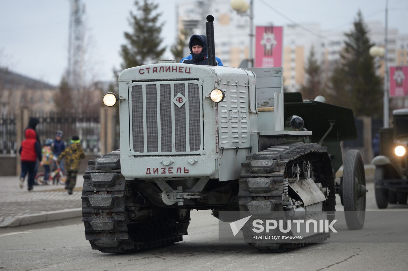 Parade rehearsal in the Sverdlovsk Region