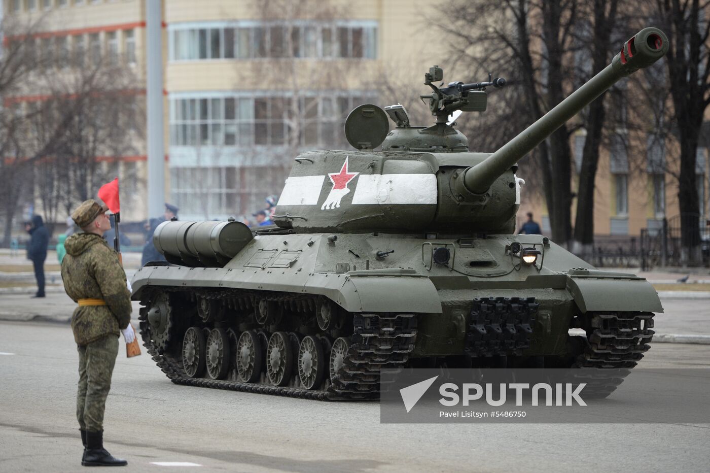 Parade rehearsal in the Sverdlovsk Region