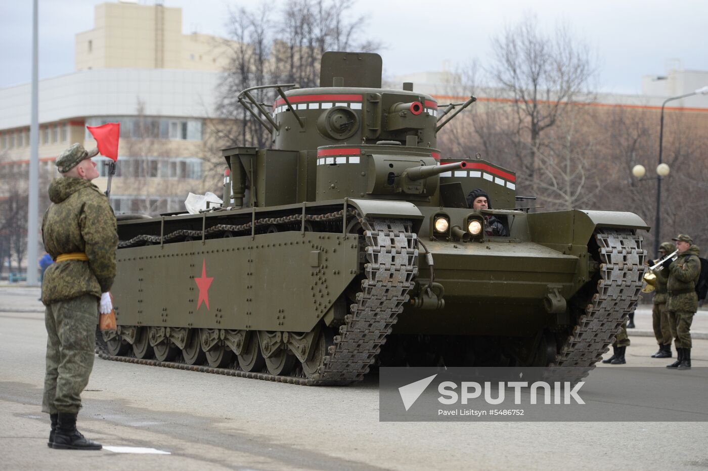 Parade rehearsal in the Sverdlovsk Region