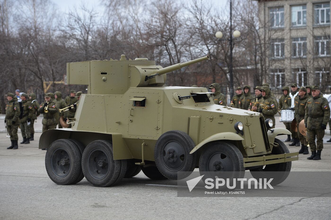 Parade rehearsal in the Sverdlovsk Region