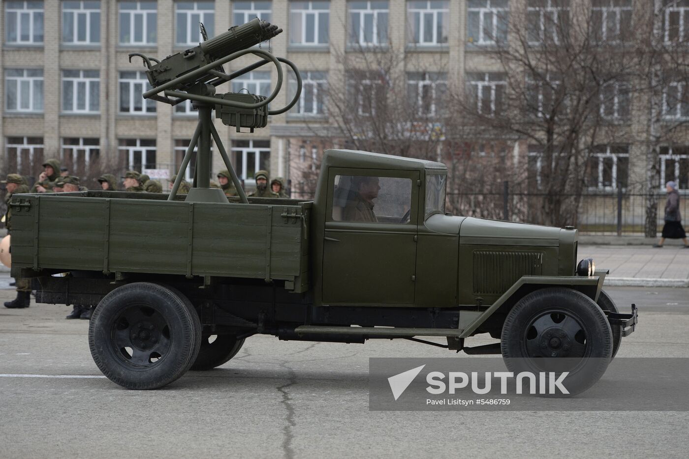 Parade rehearsal in the Sverdlovsk Region