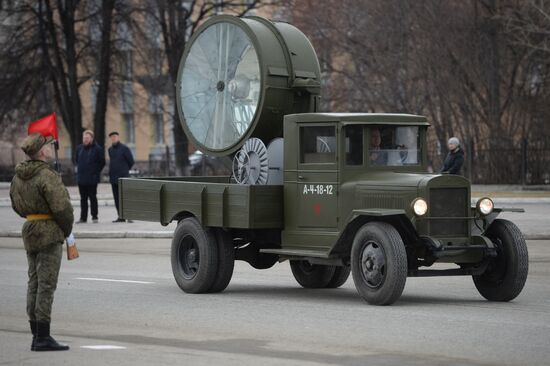 Parade rehearsal in the Sverdlovsk Region