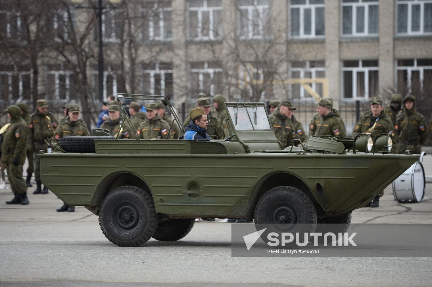 Parade rehearsal in the Sverdlovsk Region