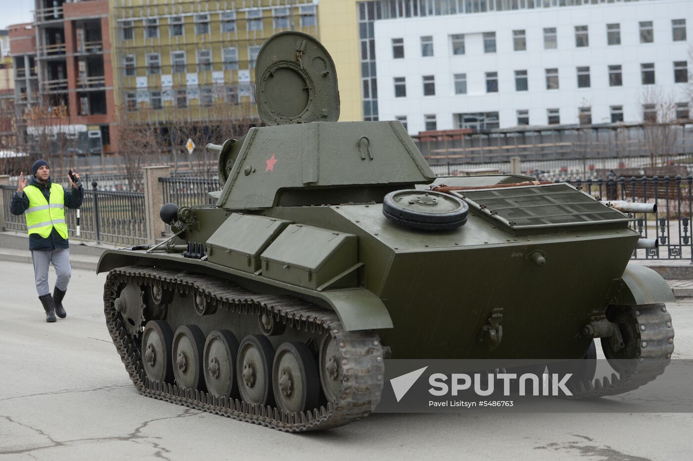 Parade rehearsal in the Sverdlovsk Region
