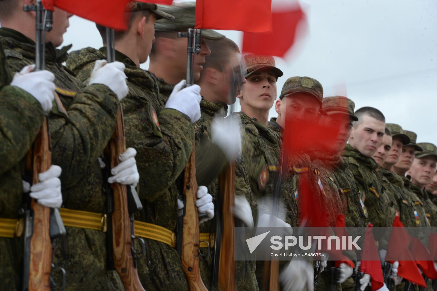 Parade rehearsal in the Sverdlovsk Region