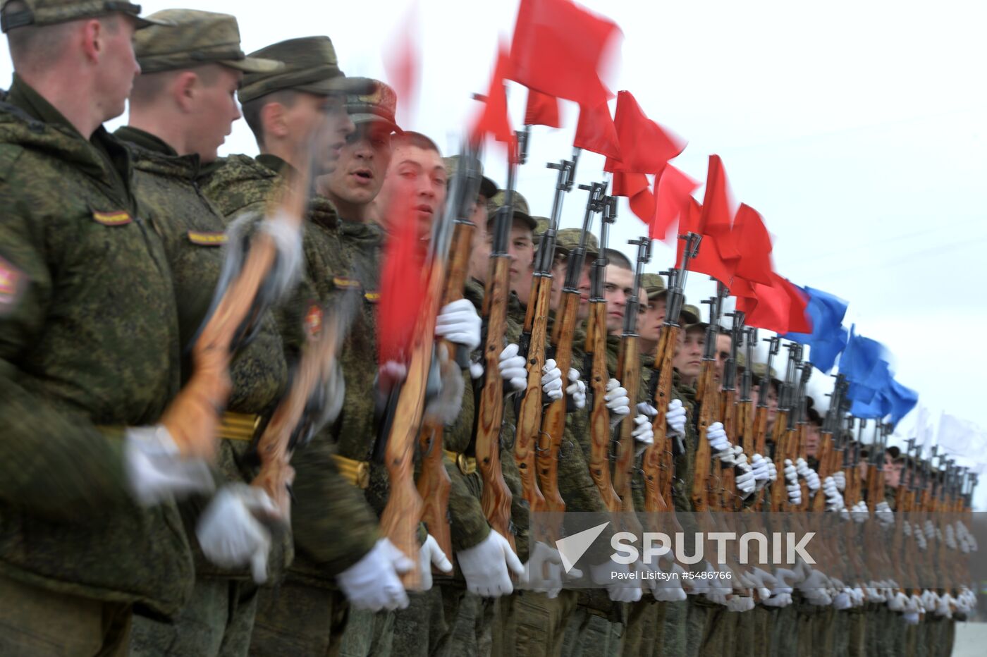 Parade rehearsal in the Sverdlovsk Region