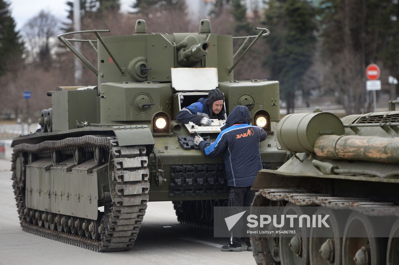 Parade rehearsal in the Sverdlovsk Region