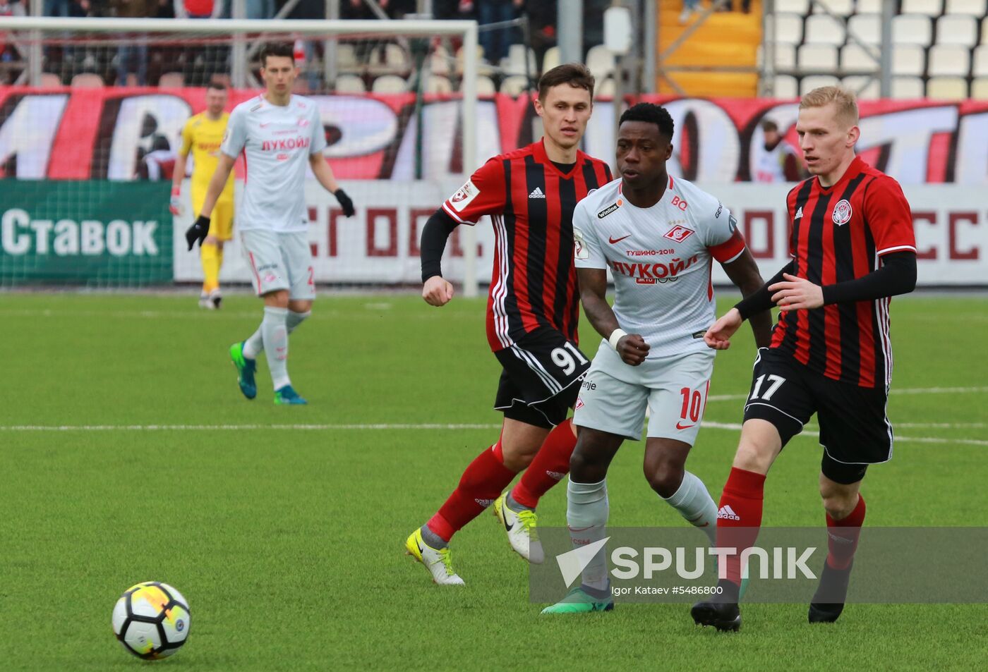 Football. Russian Football Premier League. Amkar vs. Spartak