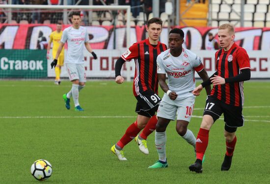 Football. Russian Football Premier League. Amkar vs. Spartak
