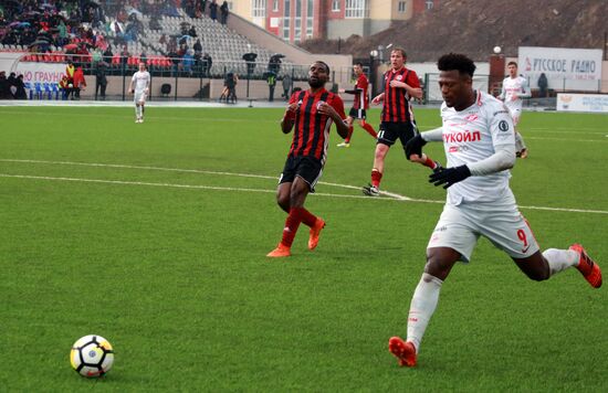 Football. Russian Football Premier League. Amkar vs. Spartak