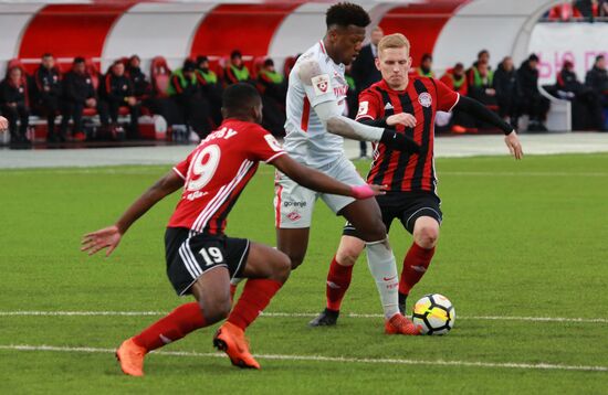 Football. Russian Football Premier League. Amkar vs. Spartak