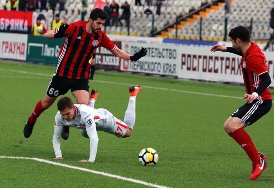 Football. Russian Football Premier League. Amkar vs. Spartak