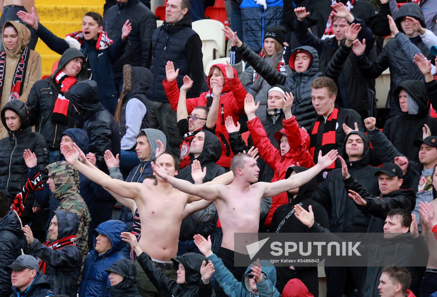Football. Russian Football Premier League. Amkar vs. Spartak
