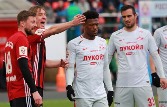 Football. Russian Football Premier League. Amkar vs. Spartak