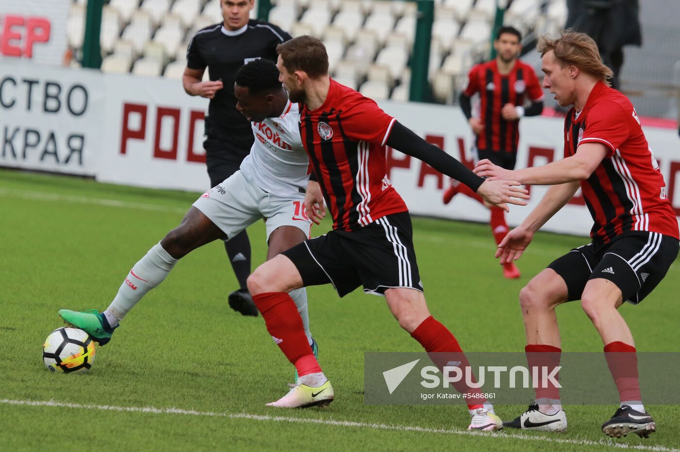 Football. Russian Football Premier League. Amkar vs. Spartak