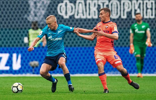 Football. Russian Football Premier League. Zenit vs. CSKA