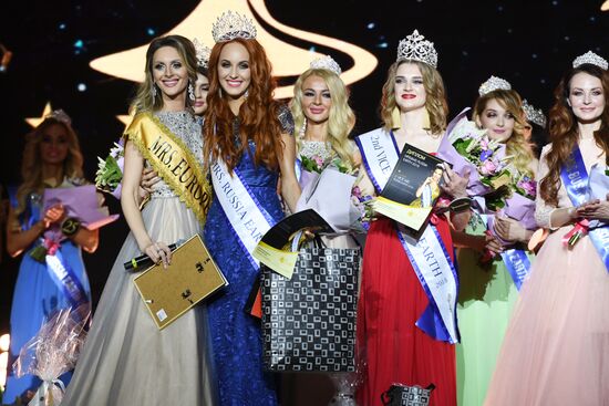 2018 Mrs&Ms Russia Earth beauty pageant finals