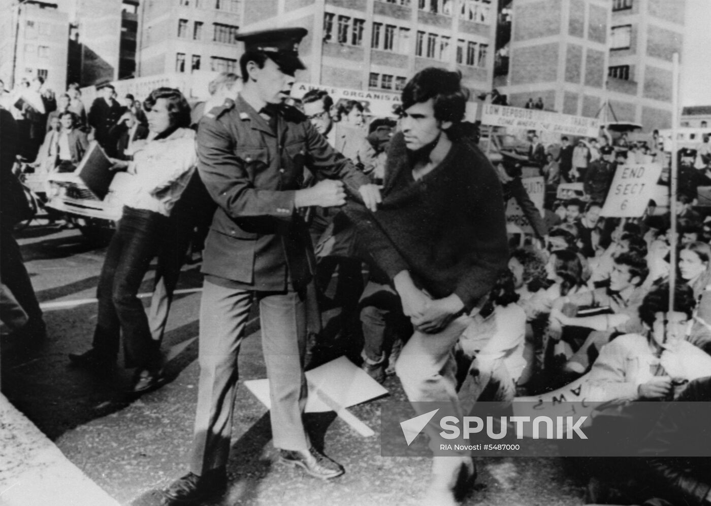Student rally in South Africa