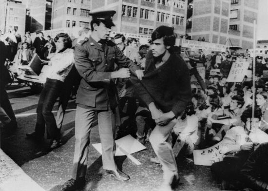 Student rally in South Africa