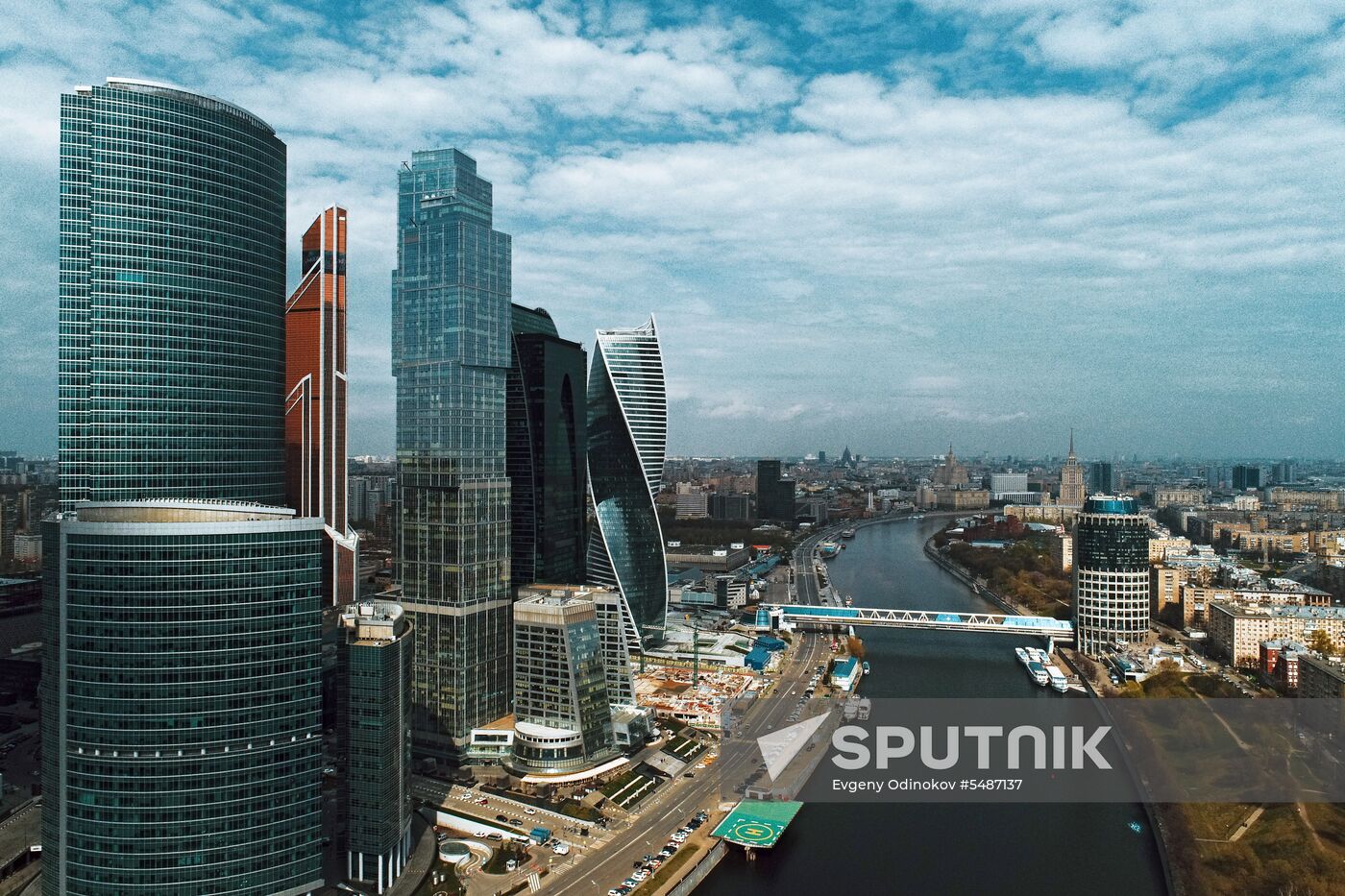 Moscow City international business center