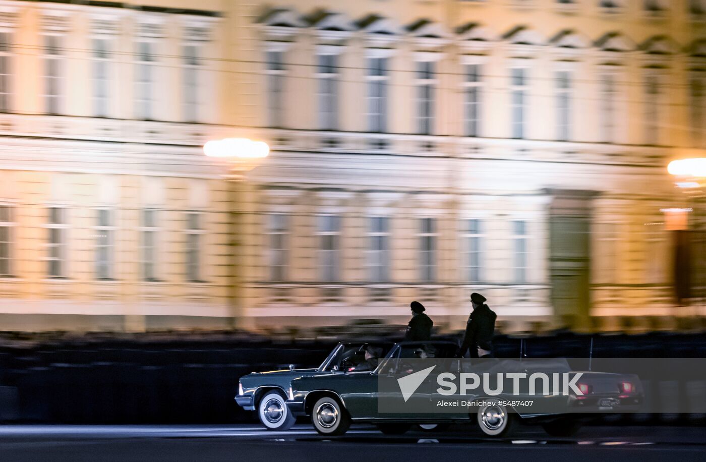 Victory Day parade rehearsal in St. Petersburg