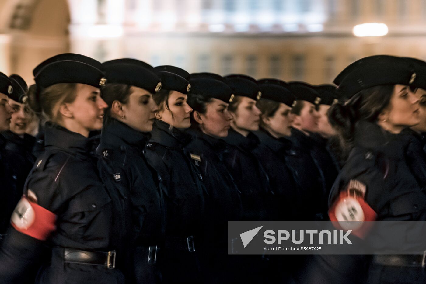 Victory Day parade rehearsal in St. Petersburg