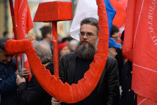 Labor Day rallies in Russia