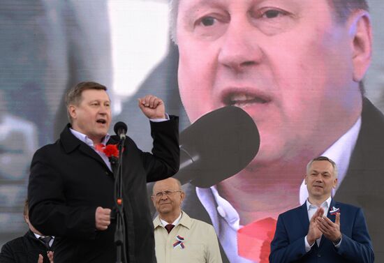 Labor Day rallies in Russia