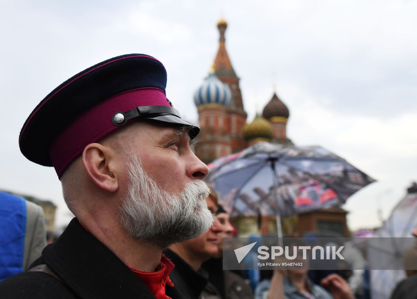 Labor Day rally on Red Square in Moscow