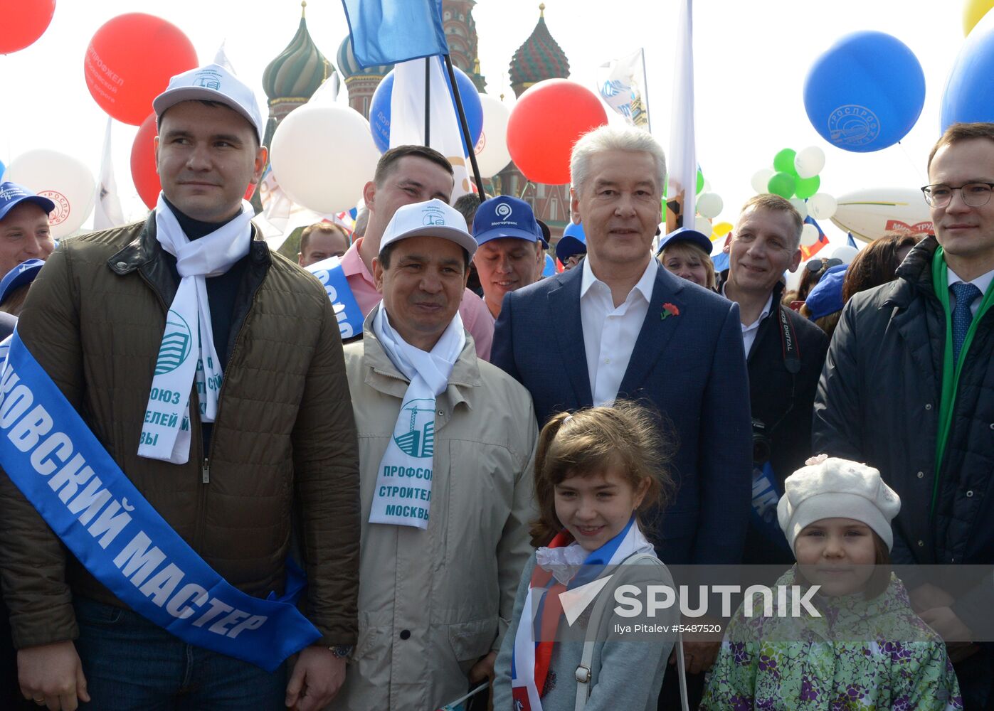 Labor Day rally on Red Square in Moscow