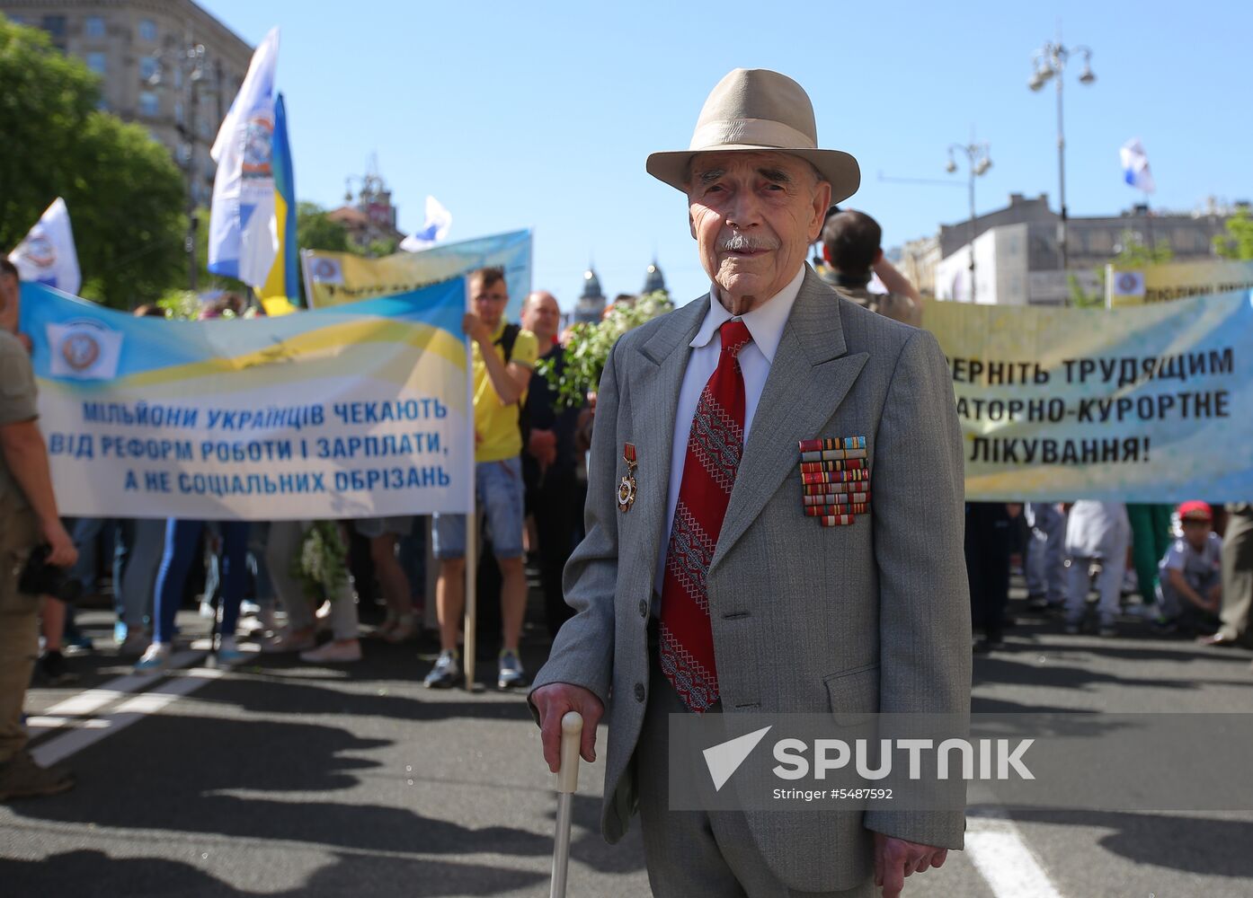 Labor Day rallies abroad