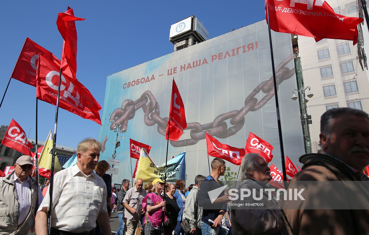 Labor Day rallies abroad