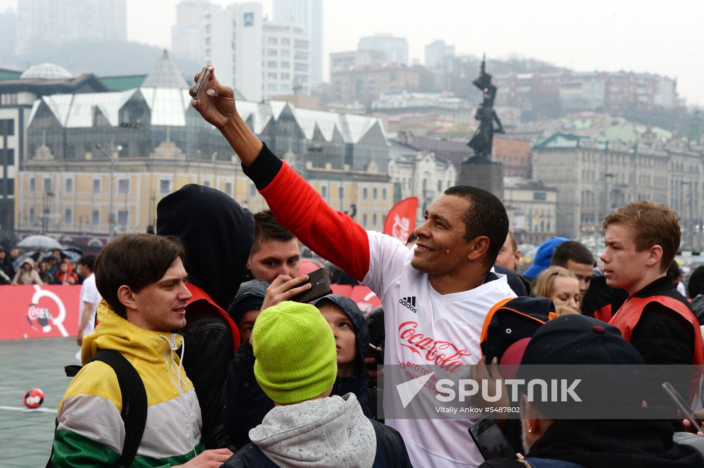 2018 World Cup Trophy on display in Vladivostok