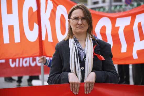 Communist Party rally on International Workers' Day