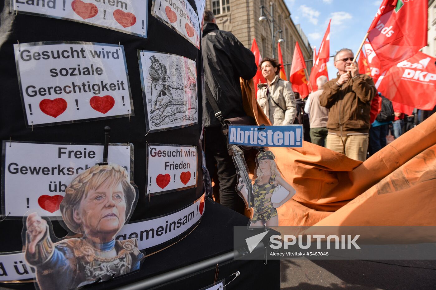 Labor Day rallies abroad