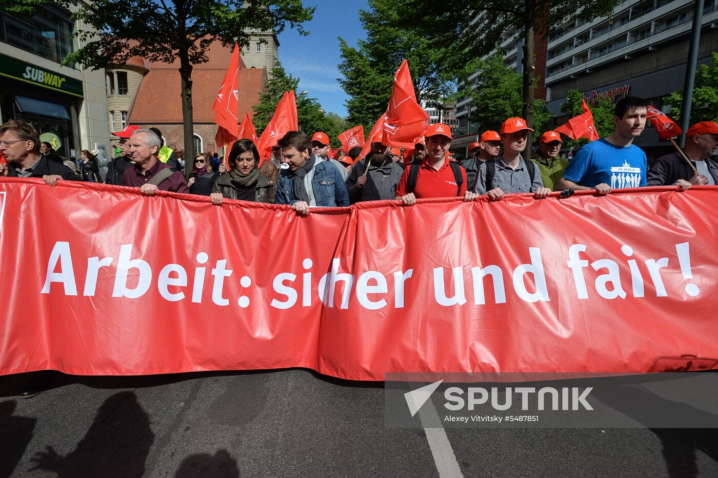 Labor Day rallies abroad