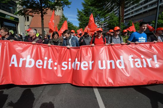 Labor Day rallies abroad