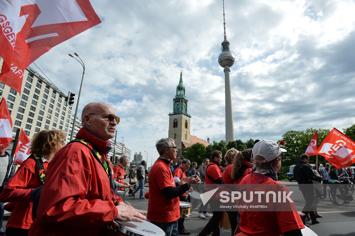Labor Day rallies abroad