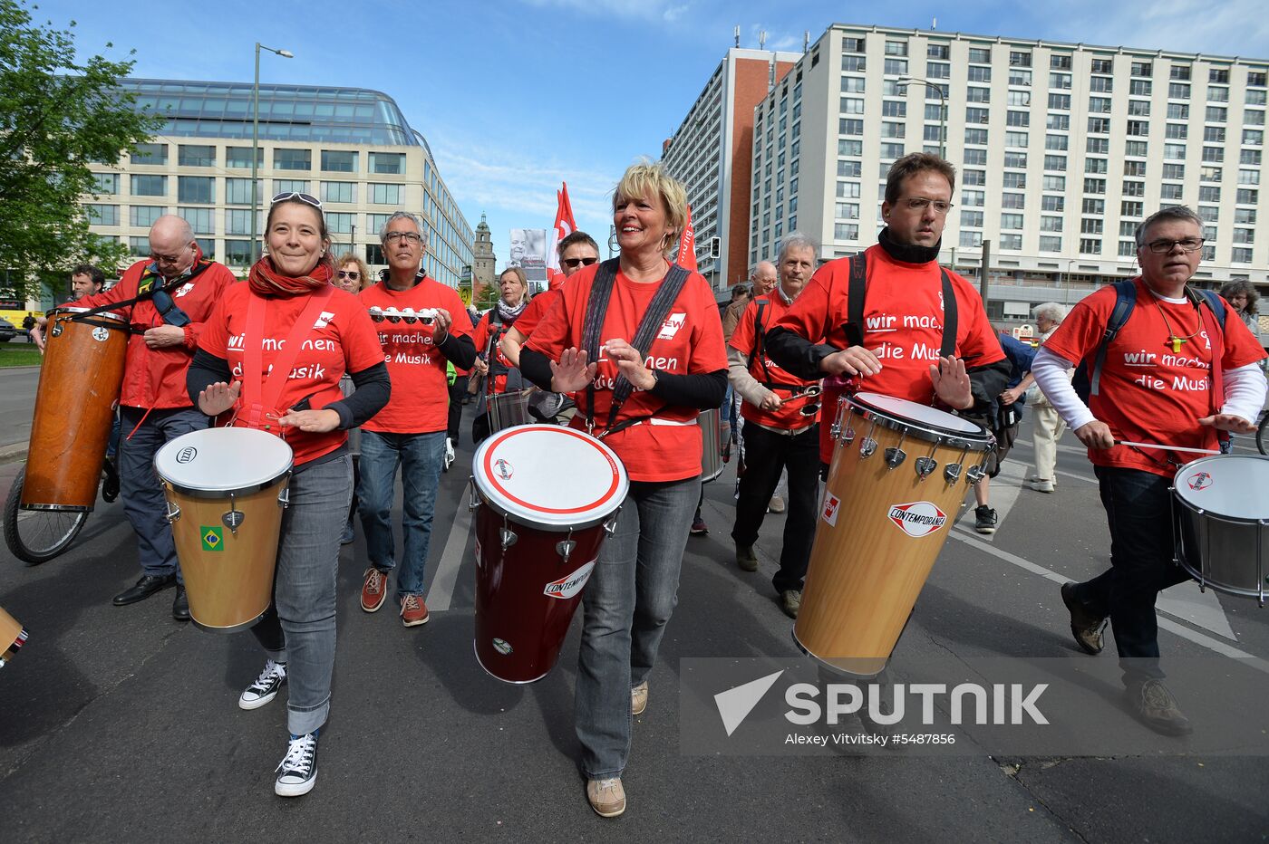 Labor Day rallies abroad