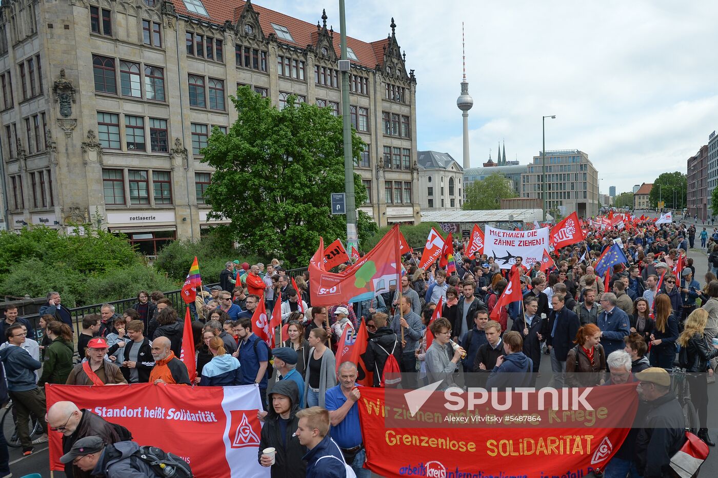 Labor Day rallies abroad