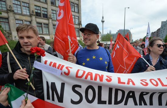 Labor Day rallies abroad