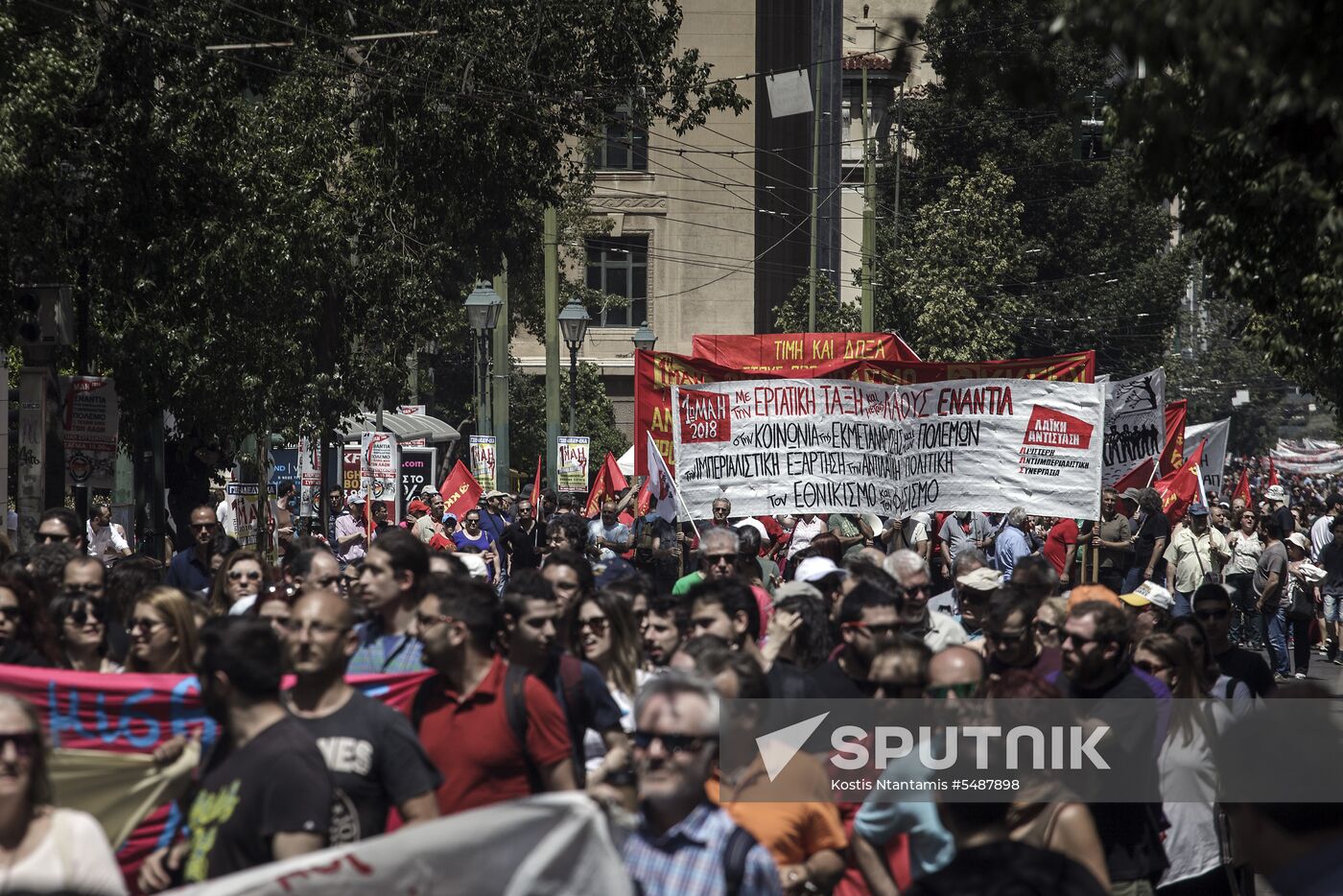 Labor Day rallies abroad